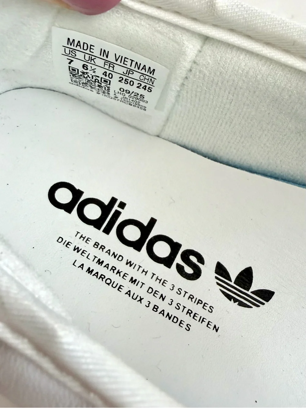 adidas Samba Mary Jane Sneakers in White, Black, Gum